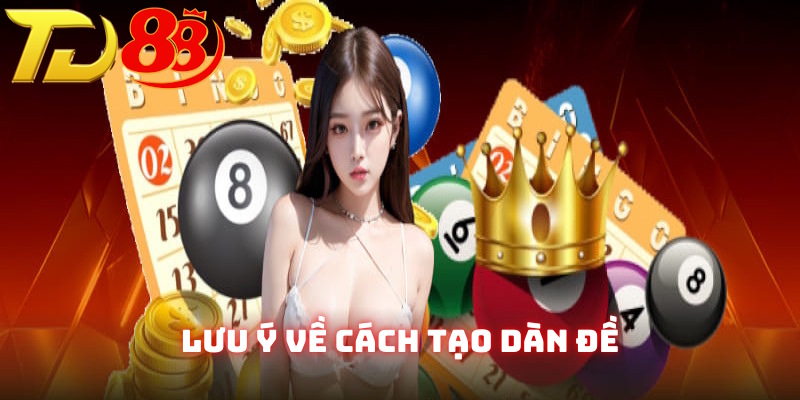 Lưu ý trong cách tạo dàn đề